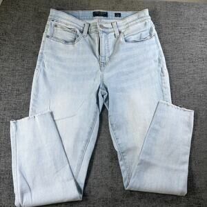 Lucky Brand Womens Jeans Size 10 Midrise Skinny Ava Raw Hem